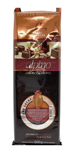 Chocolate Con Leche Alpino Lodiser En Tabletas 6 U X 500gr