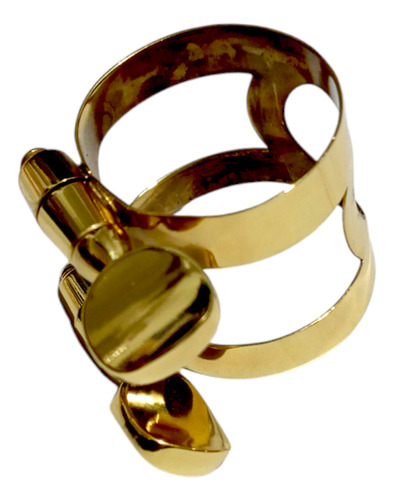 Abrazadera P/boquilla De Sax Alto Laqueada Silvertone