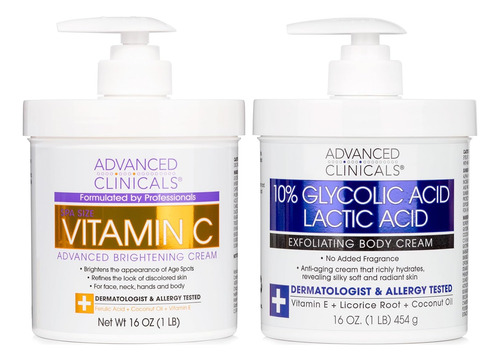 Advanced Clinicals Crema Iluminadora De Vitamina C + 10% Áci
