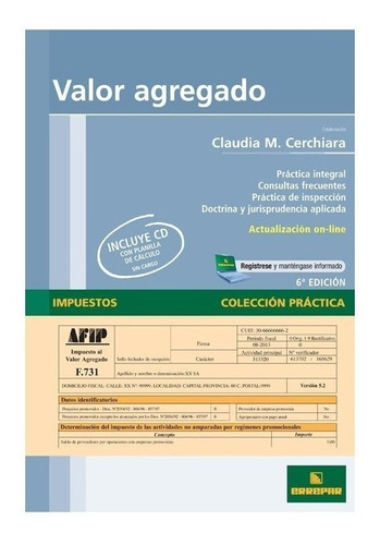 Valor Agregado 6° Ed. Colección Práctica Cerchiara Errepar