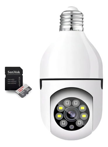 Câmera de segurança Ip Camera com resolução 2MP - branco