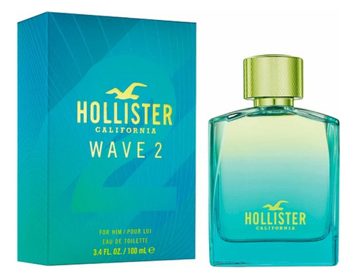 Hollister California Wave 2 Edt 100 Ml Hombre