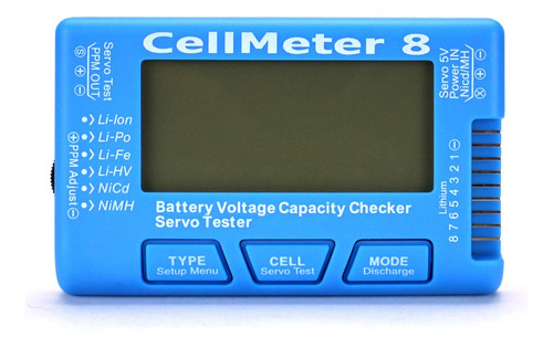Sologood Rc Cellmeter 8 Digital Battery Capacity Checker Lip