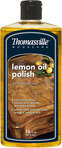 Lemon Oil Polish Limpiador De Madera   Aroma Limón Y P...
