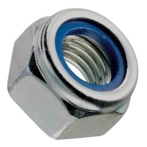 Tuerca Autofrenante Zincada W 3/16 X 500 Und. Buloneria