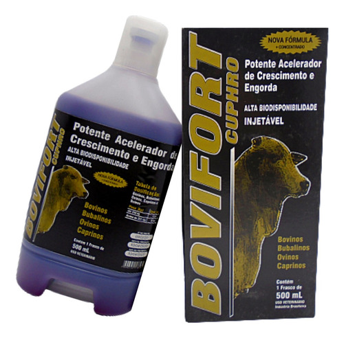 Modificador Orgânico Bovifort 500ml Vitamínico Gado