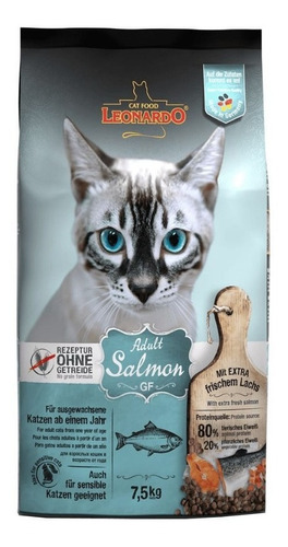 Leonardo Gatos Grain Free Salmón 7.5 Kg 