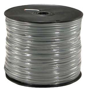 Installerparts 1000 ft 4 conductor Silver Satin Modular