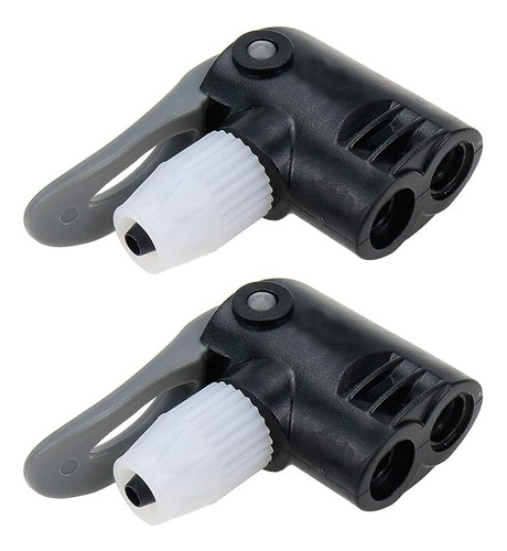 Autut 2 Piezas Plastico Negro Doble Cabeza Para Bicicleta Bo