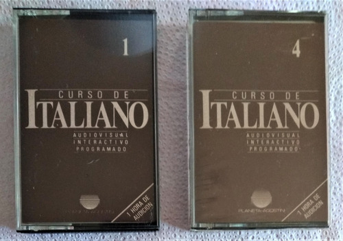 Curso De Italiano - Planeta Agostini - Cassettes 1 Y 4