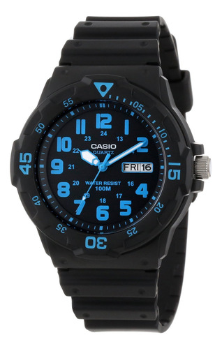 Reloj Casio Mrw200h, Estilo Clásico De Buceo, Unisex, 100 M