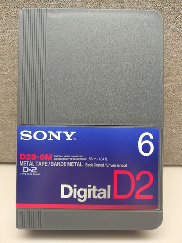 Video Cassette Sony Digital D2s-6m