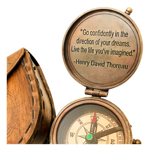 Portho Thoreau's Go Confidenty Personalized Compass Con La B