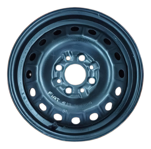 Llanta Fiat Uno Fiorino Fire R13 4x100 Chapa Original Negro