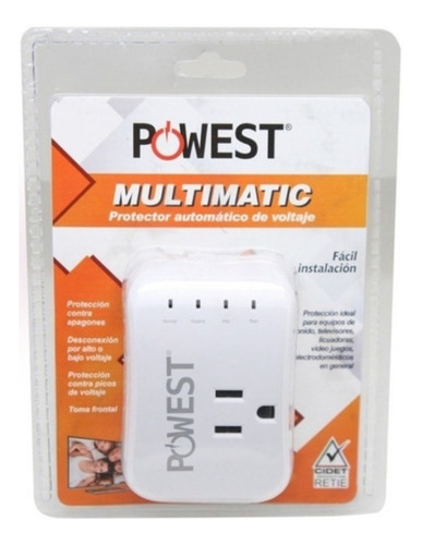 Protector Voltaje Multimatic Para Electrodomesticos Tv Xbox