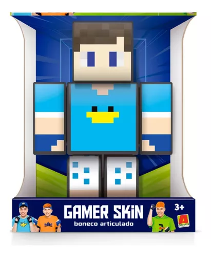 Boneco Minecraft Familia Arqueira Beto Gamer 25cm r