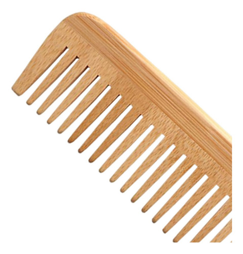 Peine De Dientes Anchos Para Desenredar, Peine De Madera