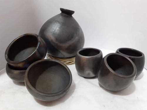 Imagen 2 de 6 de 6 Mezcaleras Y 1 Afuera De Barro Negro Oaxaca 100% Artesanal