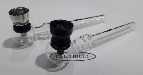 Imagen 2 de 7 de Pipa De Vidrio Pyrex Calavera Skull D&k Borosilicato 12 Cm.