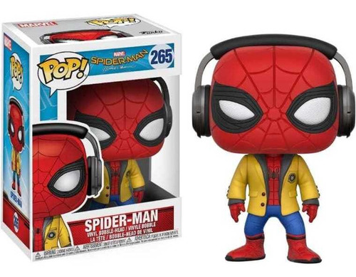 Funko Pop Spider-man 265 Con Audifonos Original Tom Holland