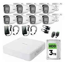 Comprar Epcom Kit CCTV 8 Cámaras de 2 MP Color Vu B8-KIT-CV\u002FA-PLUS3N con Micrófono Integrado HDD 3 TB + Transceptores Kit Video Vigilancia de Alta Resolución con Visión Nocturna a Color 24\u002F7