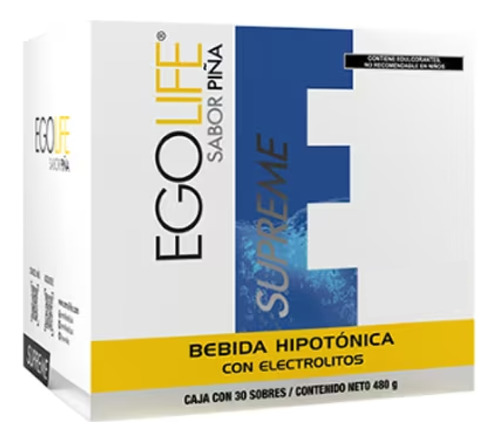 Ego Life Bebida Hipotonica Con Electrolitos 30 Sobres