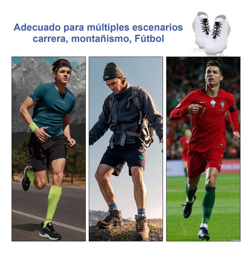 4 Pares Agujetas Elasticas, Cordones Elásticos Tenis