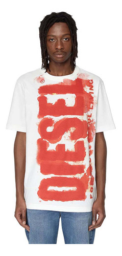 Polo Diesel T-just-e16 Off White Hombre