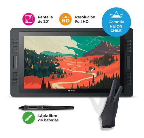 Pack Tableta Grafica Monitor Huion Kamvas Pro 20 (2019) 