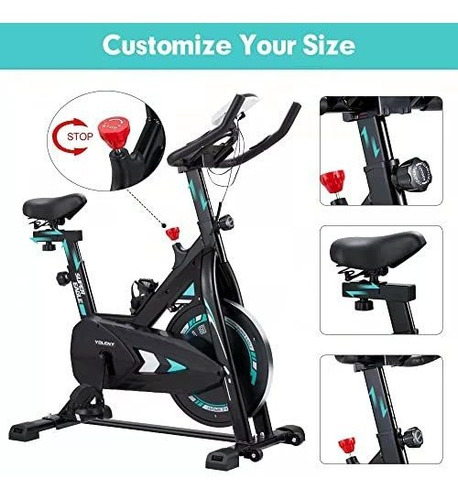Bicicleta Estatica Resistencia Magnetica Transmision Lcd