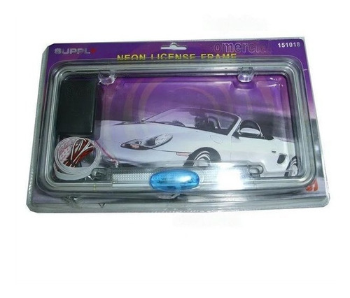 Accesorio Carro Marco Para Placa Con Luz Supply