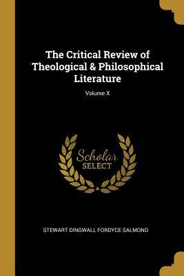 Libro The Critical Review Of Theological & Philosophical ...