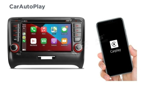 Estereo Android Carplay Audi Tt 2006-2012 Gps Dvd Touch Hd 