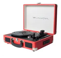 Comprar Tocadiscos Bluetooth Graba Vinilo A Usb Wincofon Winco W-406