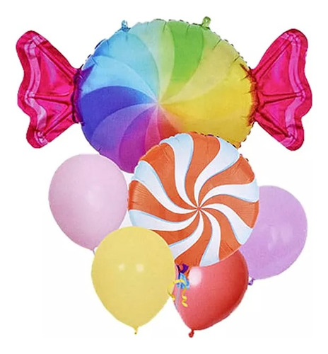 Pack Set De Globos Candy 24 Unidades