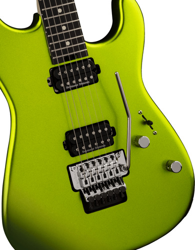 Charvel Pro-mod San Dimas Style 1 Hh Fr Diestro Verde Limón Ébano