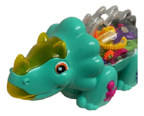 Brinquedo Dinossauro Eletrônico Bebê Musical Cor Verde