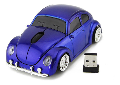 Mouse Inalámbrico Car Beetle, 2,4 G, Regalo Para Hombre