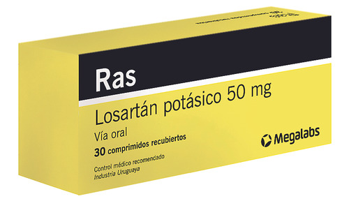 Ras® 50 Mg X 30 Comprimidos