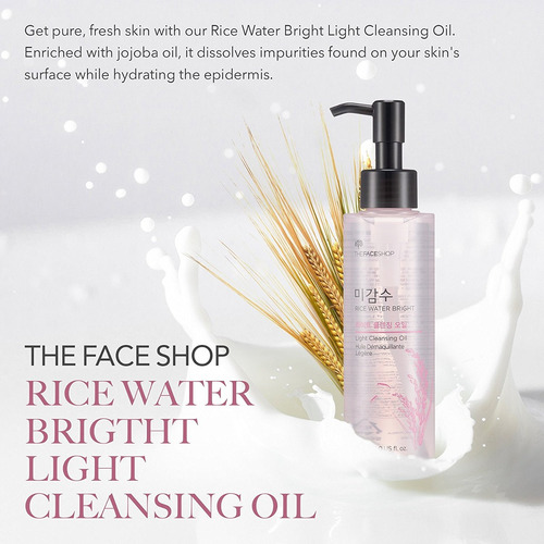 Imagen 2 de 6 de El Limpiador Facial Face Shop, Arroz Natural Luz Agua Aceite