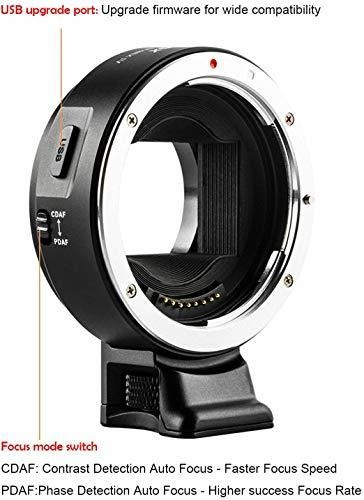 Imagen 7 de 9 de Adaptador De Lente Auto Focus Montura Ef/ef-s A Sony Mont E