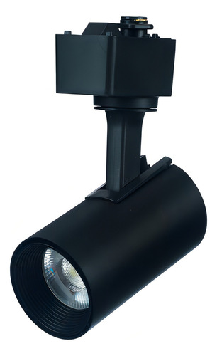 Spot Trilho Led Authentic Evo Preto 7w 6500k Branco Frio 127/220v Iluminação para Trilho Deluxe by Avan