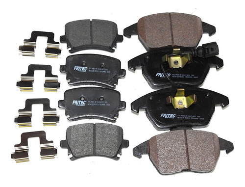 Kit Balatas Traseras Y Delanteras, Vw Bora 2005-2010