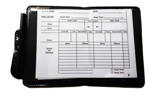 Imagen 5 de 10 de Kit Tarjetas Silbato Arbitro Referi Trops Lapiz Anotador