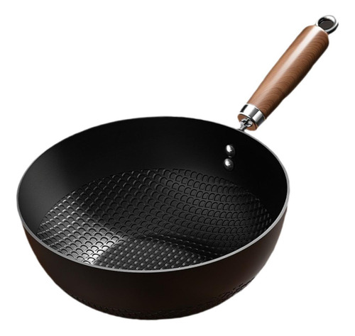 Trabalho De Ferro Wok Chinês, Fácil De Limpar, 20cm