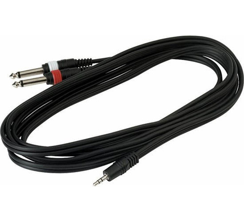 Rcl20914d4 Bk Cable Audio 2plug/mini Plug St 3m Rockcable