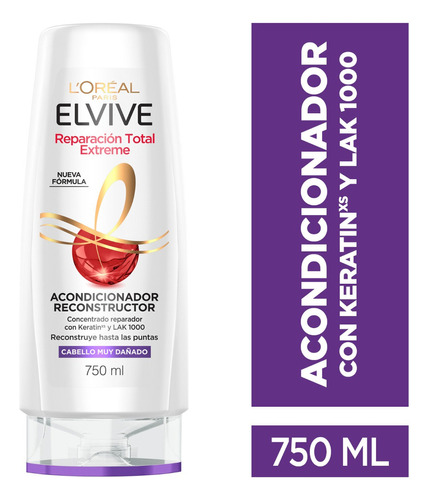 Acondicionador L'oréal Elvive Reparación Total Extreme 750ml