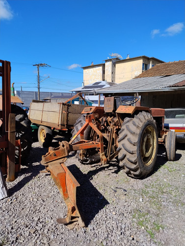 Trator Agrale 4200 Com Carreta, Lâmina Roçadeira E Arado.