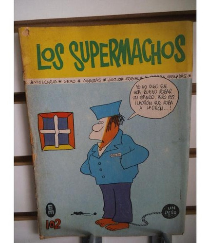 Comic Los Supermachos 102 Editorial Posada Vintage 