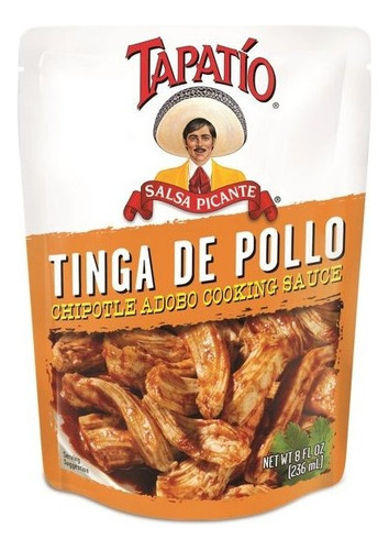 Tapatio Salsa Para Marinar Pollo Tinga 256ml